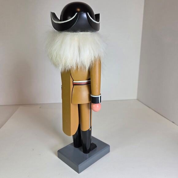 Vintage Erzgebirge German Nutcracker Soldier 10.5" – GDR Handmade Wood - Picture 3 of 13